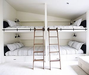 guest sleeping areas make entertaining easy with Big Twig Homes